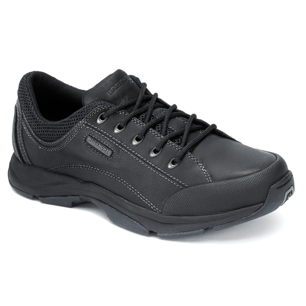 Zapatillas Rockport Hombre Mexico - Chranson Lace-Up Negros - TDOKS2965